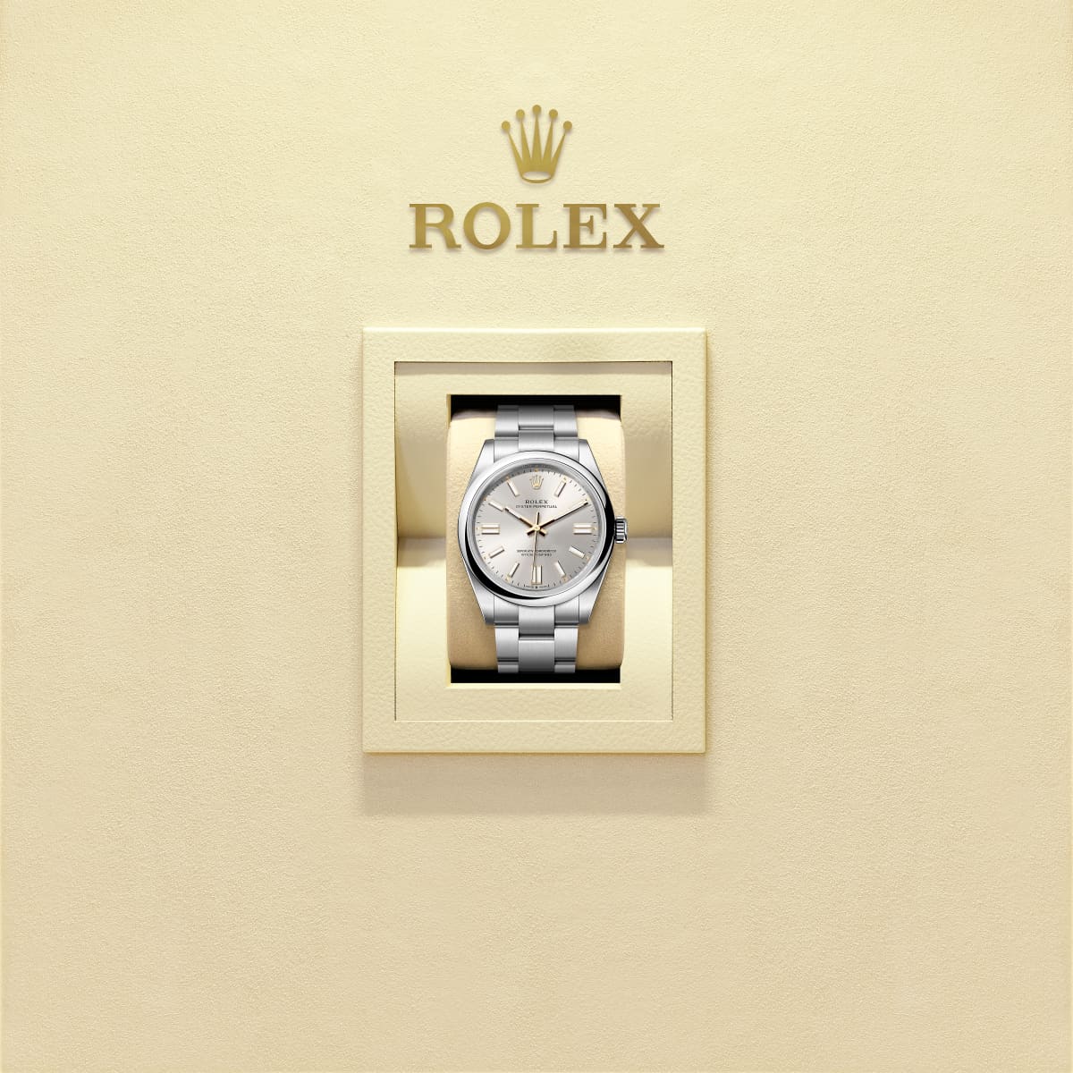 Unworn 2025, Rolex Oyster Perpetual, Oystersteel 41mm, Silver dial, Domed Oyster, Ref# 134300-0001, box and papers