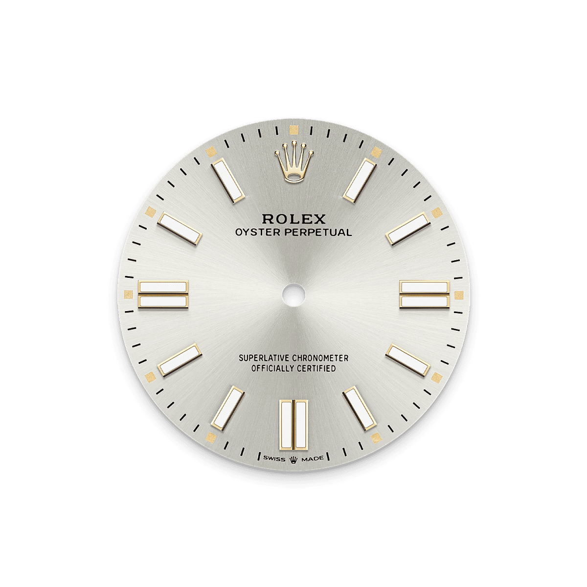 Unworn 2025, Rolex Oyster Perpetual, Oystersteel 41mm, Silver dial, Domed Oyster, Ref# 134300-0001, box and papers