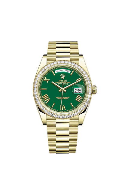 Rolex Day-Date, 40mm, 18k Yellow Gold and Diamonds, Ref# 228348rbr-0040