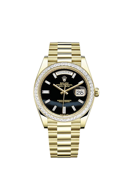 Rolex Day-Date, 40mm, 18k Yellow Gold and Diamonds, Ref# 228398tbr-0038