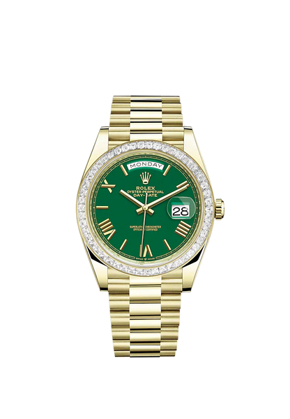 Rolex Day-Date, 40mm, 18k Yellow Gold and Diamonds, Ref# 228398tbr-0039