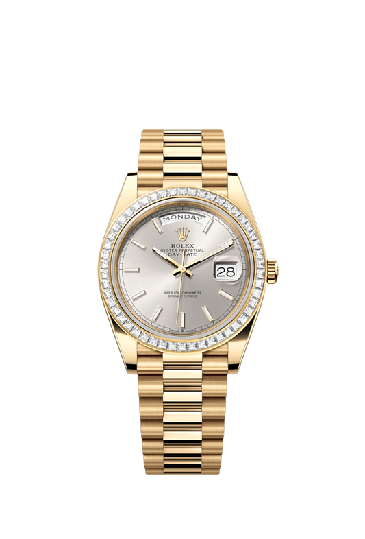 Rolex Day-Date 40, 18k Yellow Gold with Diamond-set, 40mm, Ref# 228398tbr-0040