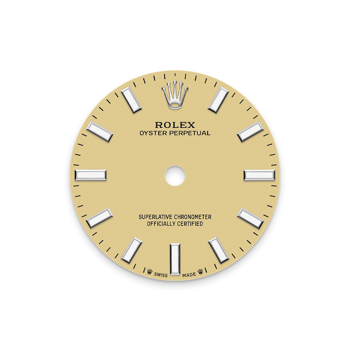 Unworn 2025, Rolex Oyster Perpetual, Oystersteel, 31mm, Beige dial, Domed Oyster, Ref# 277200-0013, box and papers