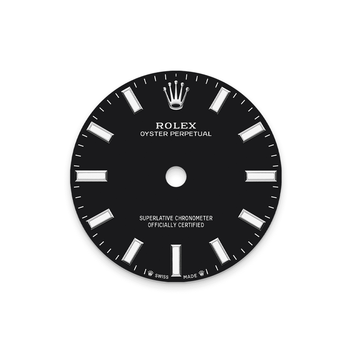 Unworn 2025, Rolex Oyster Perpetual, Oystersteel, 28mm, Black dial, Domed Oyster, Ref# 276200-0010, box and papers