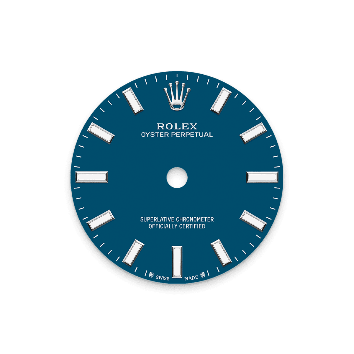 Unworn 2025, Rolex Oyster Perpetual, Oystersteel, 28mm, Blue dial, Domed Oyster, Ref# 276200-0011, box and papers