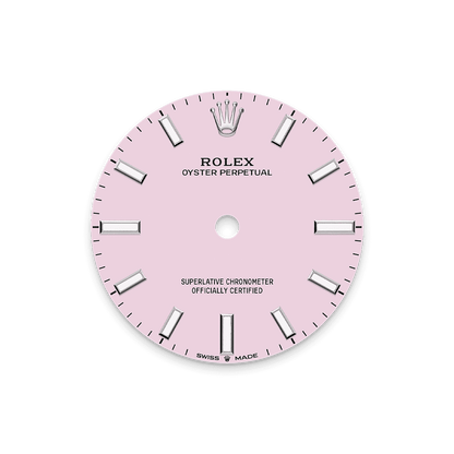 Unworn 2025, Rolex Oyster Perpetual, Oystersteel, 31mm, Candy pink dial, Domed Oyster, Ref# 277200-0009, box and papers