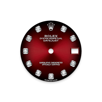 Unworn 2025, Rolex Datejust 31, 18k White Gold, Diamonds, Ref# 278289rbr-0028, box and papers