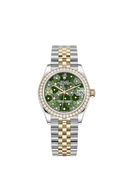 Rolex Datejust 31mm, Oystersteel and 18k Yellow Gold with Diamonds, Ref# 278383rbr-0032