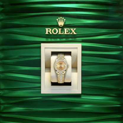Rolex Lady-Datejust 28, 18kt Yellow Gold and diamonds, Ref# 279138RBR-0022