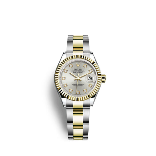 Rolex Lady-Datejust 28, Oystersteel and 18k Yellow Gold, Ref# 279173-0008