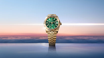 Unworn 2025, Rolex Sky-Dweller, 42mm, 18k Yellow Gold, Ref# 336938-0008, box & papers