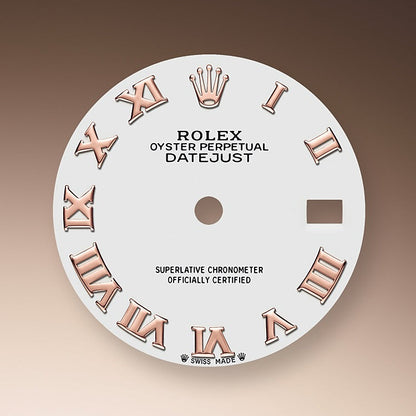 Rolex Lady-Datejust 28, 18kt Everose Gold and diamonds, Ref# 279135RBR-0023