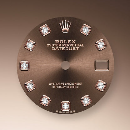 Rolex Lady-Datejust 28, Oystersteel and 18k Everose Gold, Ref# 279171-0011