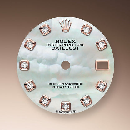 Rolex Lady-Datejust 28, Oystersteel and 18k Everose Gold, Ref# 279171-0014