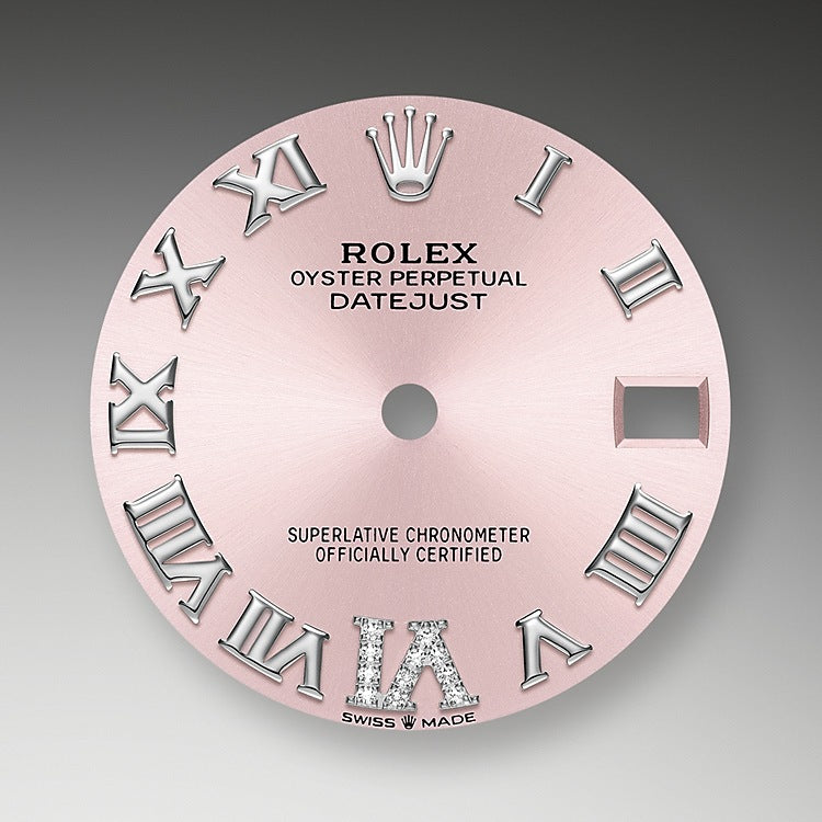 Rolex Datejust 31, Oystersteel, 18kt White Gold and diamonds, Ref# 278344RBR-0026