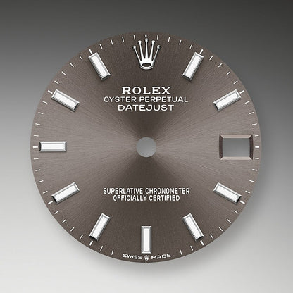 Rolex Datejust 31, Oystersteel, 18kt White Gold and diamonds, Ref# 278344RBR-0018