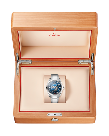 Omega Seamaster AQUA TERRA 150M CO‑AXIAL MASTER CHRONOMETER GMT WORLDTIMER Ref# 220.10.43.22.03.001