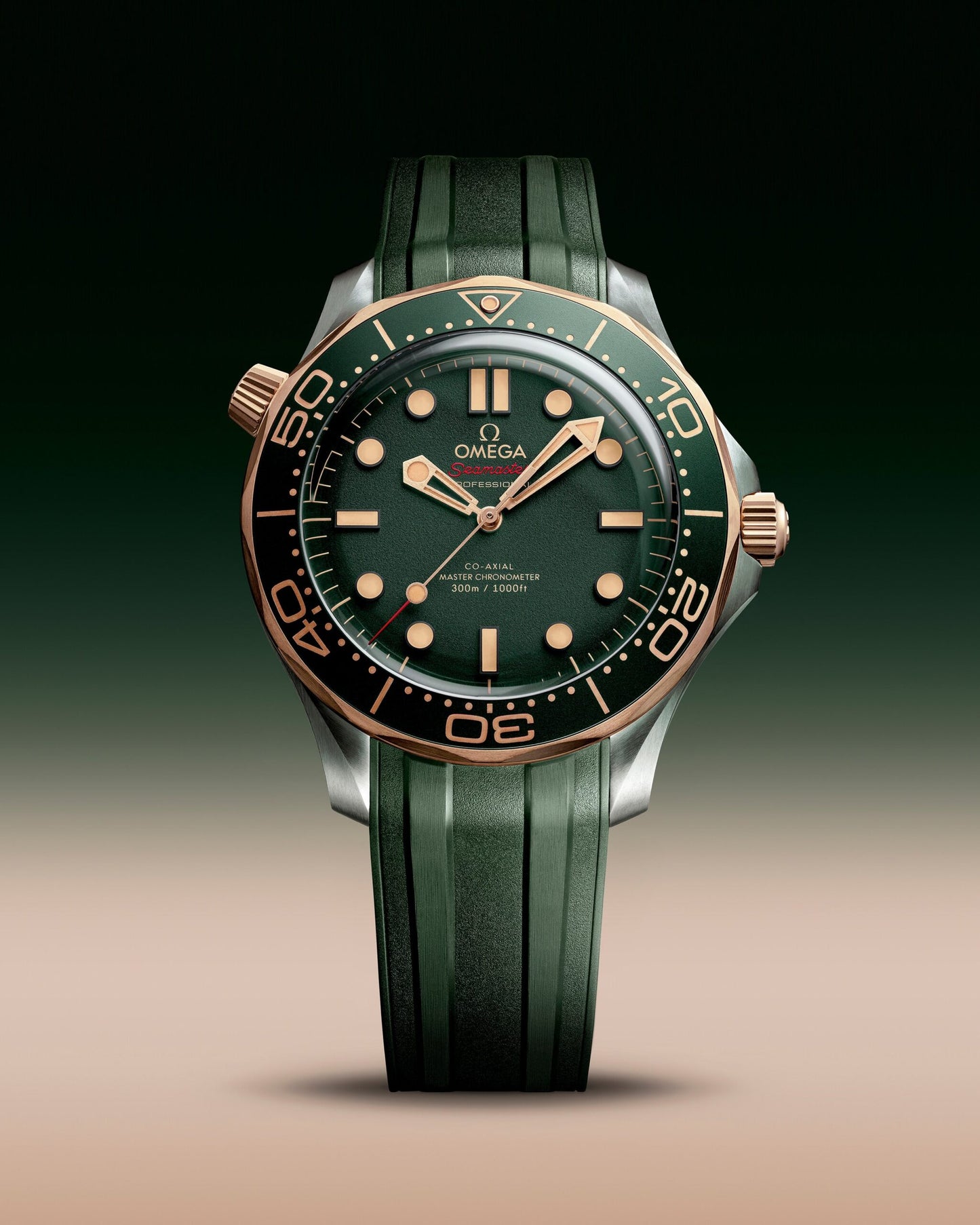 Unworn, Omega Seamaster Diver 300m, Titanium and OMEGA’s exclusive 9K Bronze Gold, 42mm, Ref# 210.92.42.20.10.001, box and papers