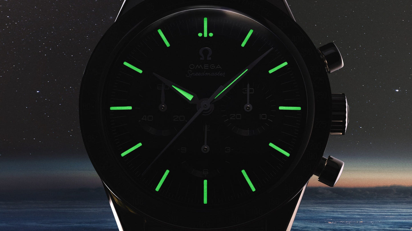 Unworn, Omega Speedmaster First Omega in Space, Co-Axial Chronograph, 39,7mm, Ref# 310.32.40.50.06.001, box and papers