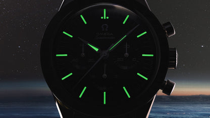 Unworn, Omega Speedmaster First Omega in Space, Co-Axial Chronograph, 39,7mm, Ref# 310.32.40.50.06.001, box and papers