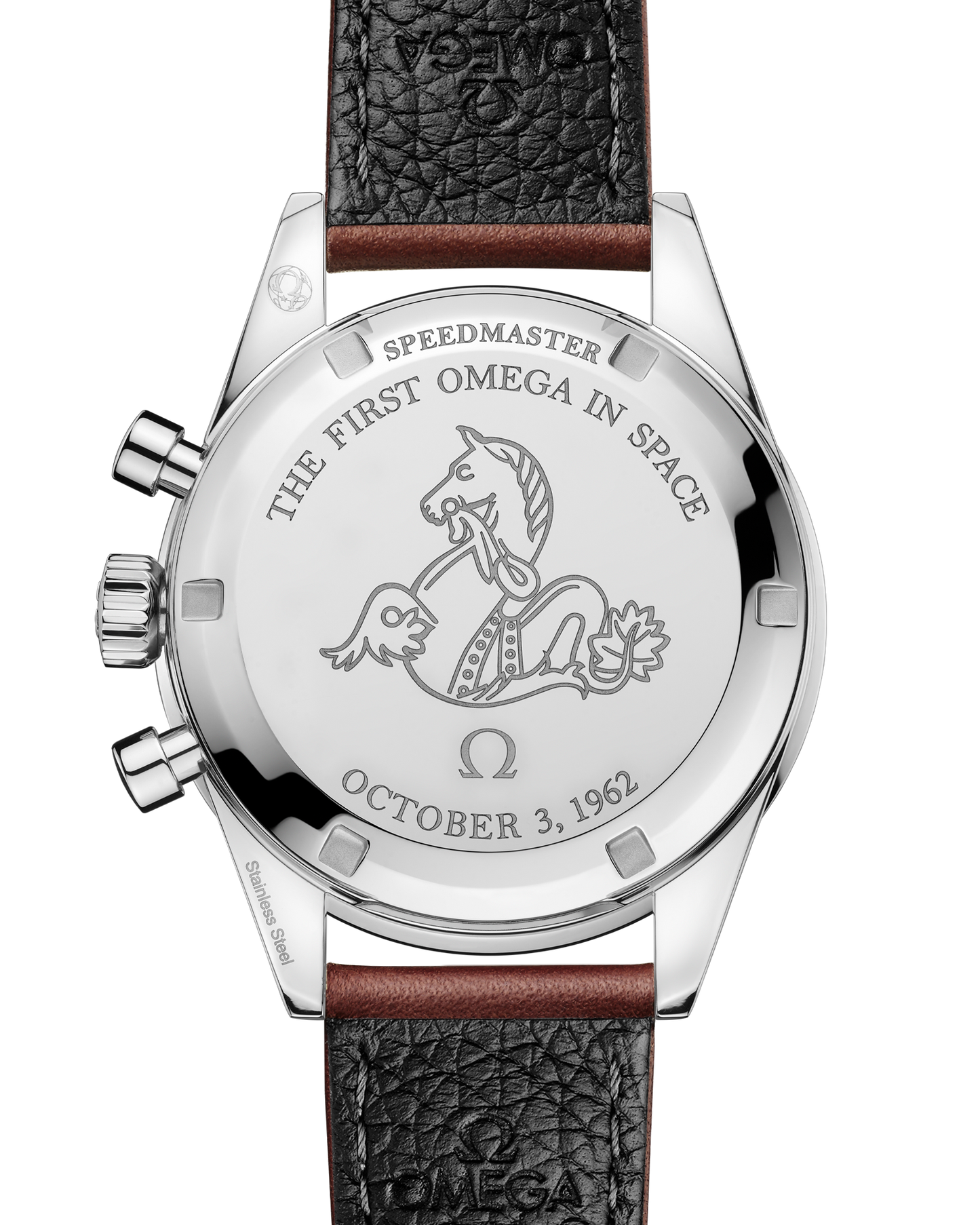 Unworn, Omega Speedmaster First Omega in Space, Co-Axial Chronograph, 39,7mm, Ref# 310.32.40.50.06.002, box and papers