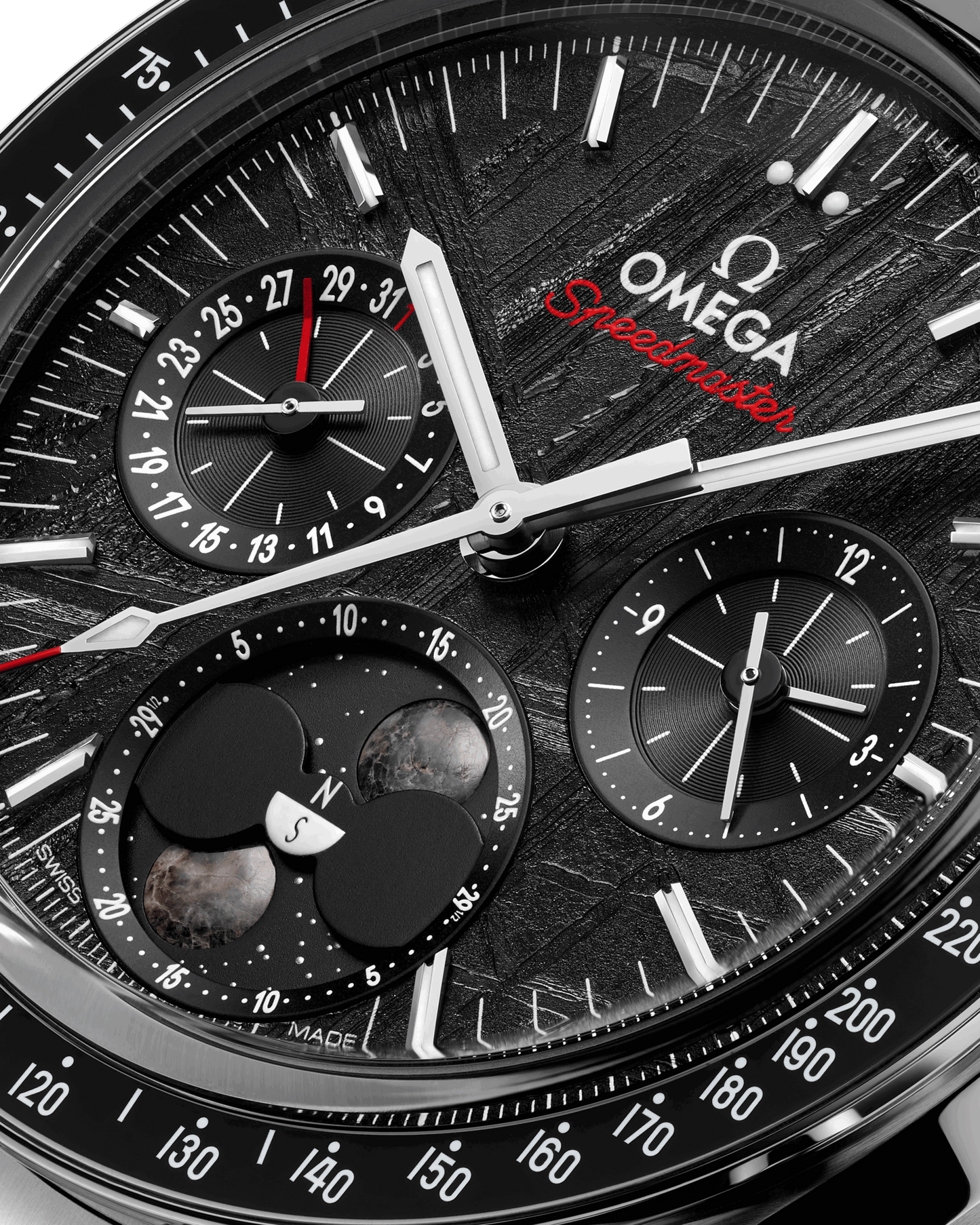 Unworn, Omega Speedmaster Moonphase, Stainless Steel, Chronograph, 43 mm, Ref# 304.30.43.52.01.001, box and papers