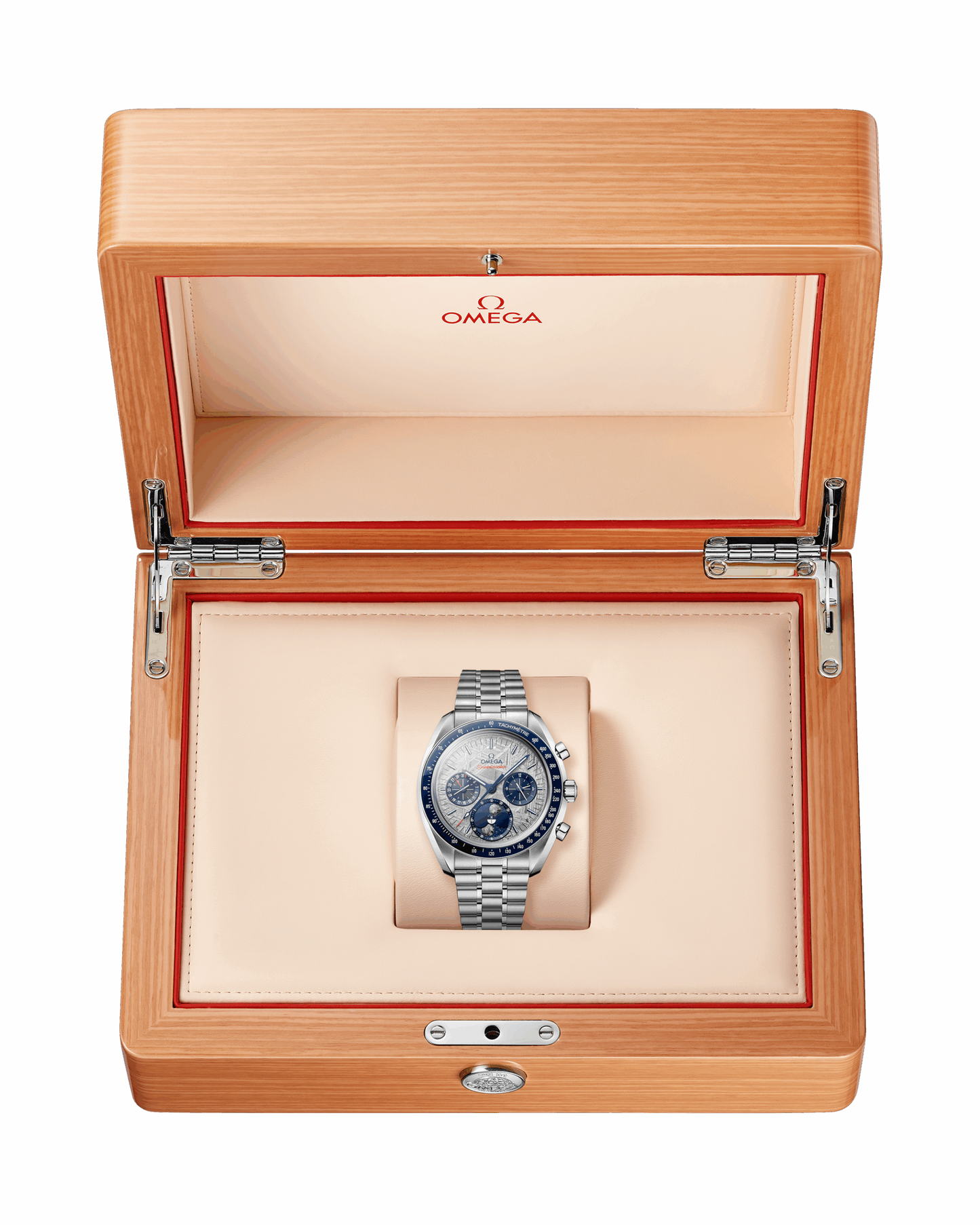 Unworn, Omega Speedmaster Moonphase, Stainless Steel, Chronograph, 43 mm, Ref# 304.30.43.52.06.001, box and papers