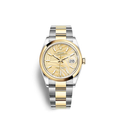 Rolex Datejust 36 Oystersteel and yellow gold Ref# 126203-0038