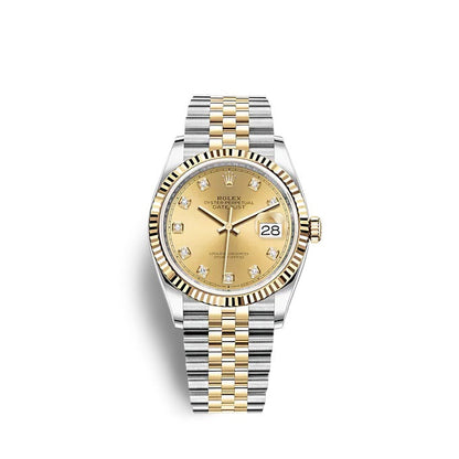 Rolex Datejust 36 Oystersteel and yellow gold Ref# 126233-0017