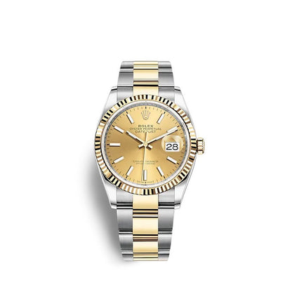 Rolex Datejust 36 Oystersteel and yellow gold Ref# 126233-0016