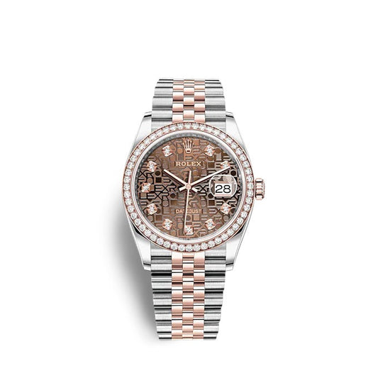 Rolex Datejust 36 Oystersteel and Everose gold Ref# 126281RBR-0013