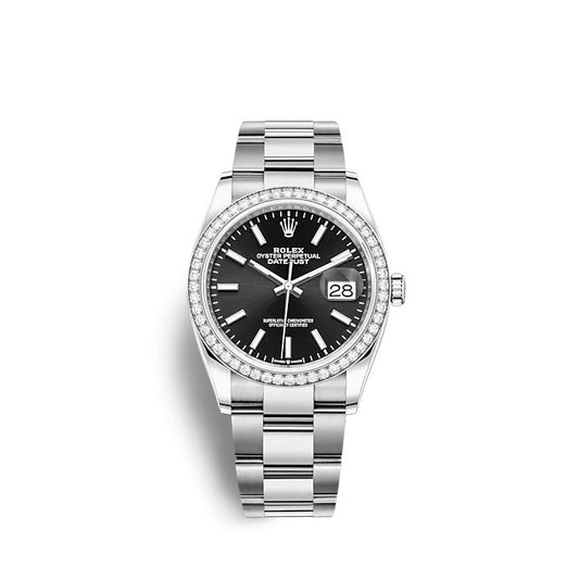 Rolex Datejust 36 Oystersteel and white gold Ref# 126284RBR-0008