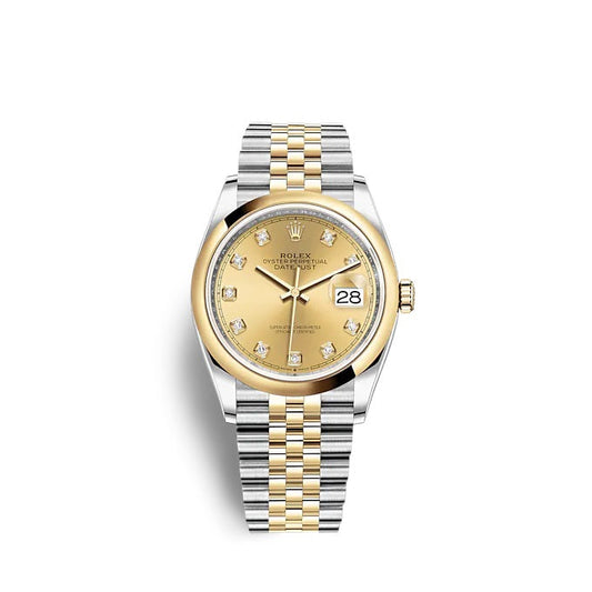 Rolex Datejust 36 Oystersteel and yellow gold Ref# 126203-0017