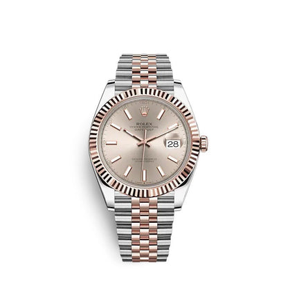 Rolex Datejust 41 Oystersteel and Everose gold Ref# 126331-0010