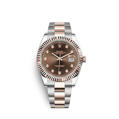 Rolex Datejust 41 Oystersteel and Everose gold Ref# 126331-0003