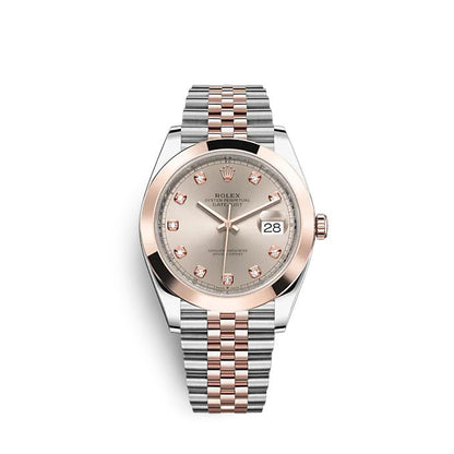 Rolex Datejust 41 Oystersteel and Everose gold Ref# 126301-0008