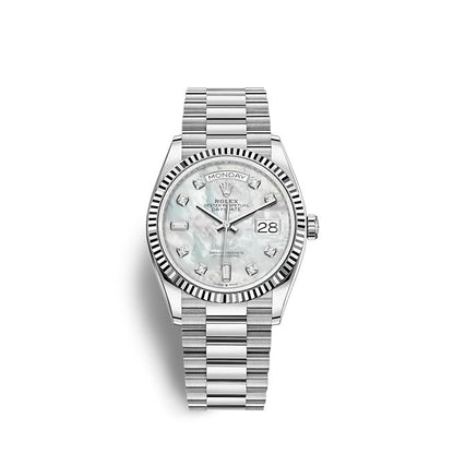 Rolex Day-Date 36 White gold Ref# 128239-0007