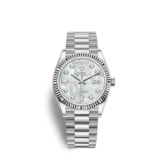 Rolex Day-Date 36 White gold Ref# 128239-0007