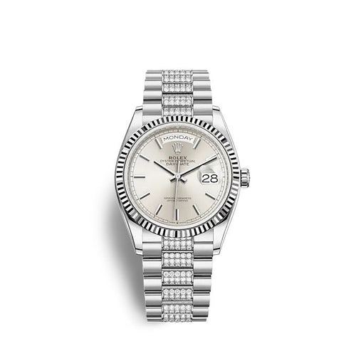 Rolex Day-Date 36 White gold, Ref# 128239-0025