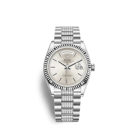 Rolex Day-Date 36 White gold, Ref# 128239-0025