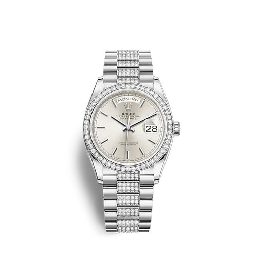 Rolex Day-Date 36 White gold Ref# 128349RBR-0013