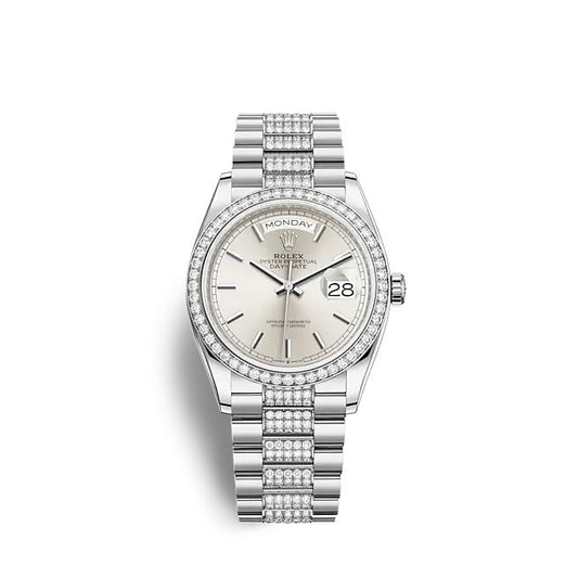 Rolex Day-Date 36 White gold Ref# 128349RBR-0013
