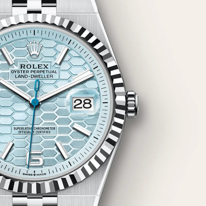 Rolex Land-Dweller 40mm Oyster Platinum M127336-0001