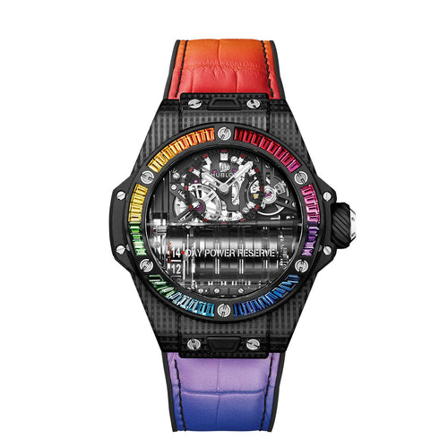 Hublot Big Bang MP-11 POWER RESERVE 14 DAYS 3D CARBON RAINBOW Ref# 911.QD.0123.LR.4099